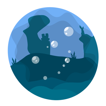 Underwater Scenery Illustrations png