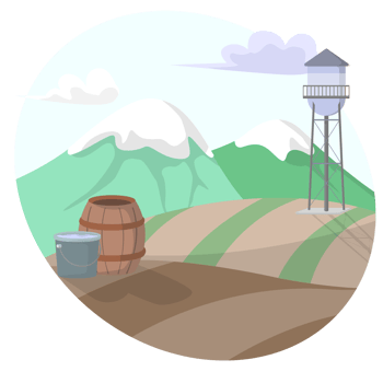 Farm Scenery Illustrations png