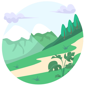 Mountains Scenery Illustrations png