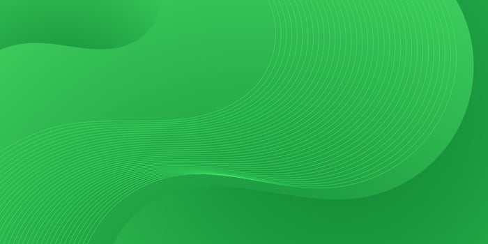 abstract green gradient colorful wave background for business vector
