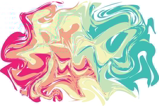 Rainbow Abstract Liquify Element vector