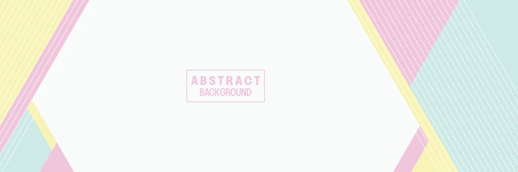 abstract shape banner background with amazing pastel colors. vector with empty space for text