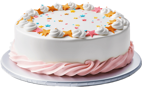 Birthday cake with . png