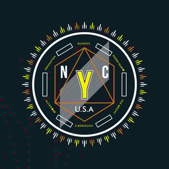 nyc usa graphic, typography vector, t shirt design, illustration, good for casual style vector