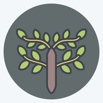 Icon Celtic. related to Celtic symbol. color mate style. simple design editable. simple illustration vector