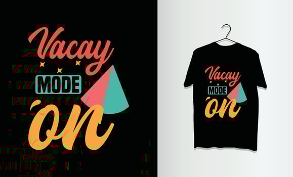 summer retro vintage t shirt design vector