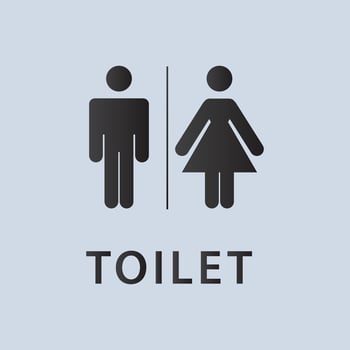 Vector toilet signs men and women illustration premium design vector eps10