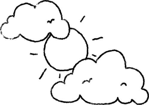 Rising Sun Morning Routine Lifestyle Symbol Illustration In Doodle Art Simple Hand drawn Design. png