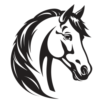 Beautiful Horse Silhouette - png