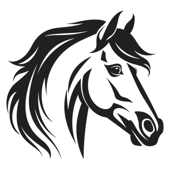 Beautiful Horse Silhouette - png