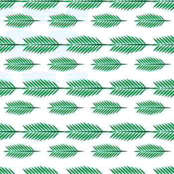 palm leaves floral seamless pettern background design vector