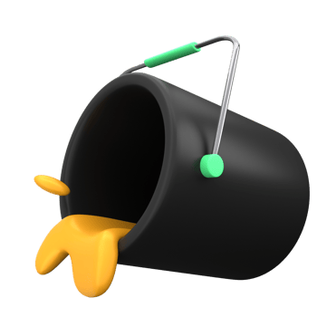 Paint Bucket 3D Icon png