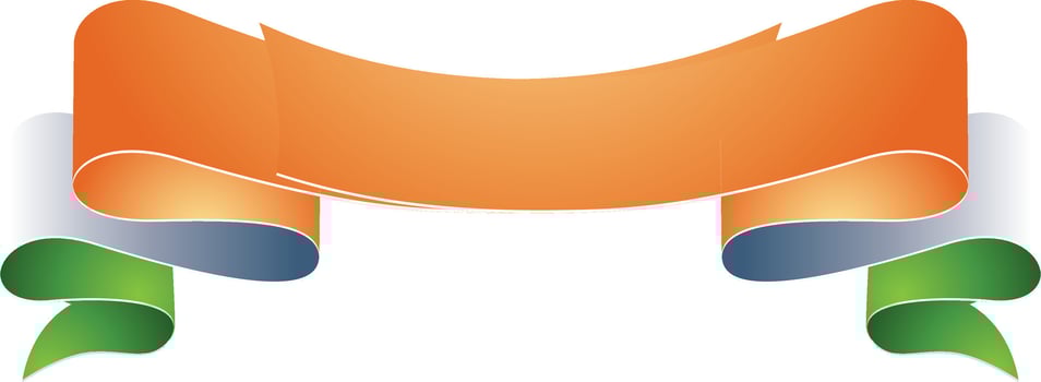 Beautiful shiny ribbon banner in tricolor. vector