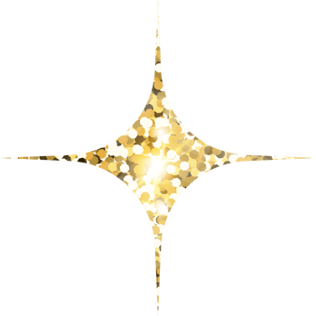 Star sparkle shiny gold glitter shape design element. Golden color dust texture form for holiday decoration, flyer, poster, greeting card, background, wallpaper. Shiny paint Birthday illustration. png