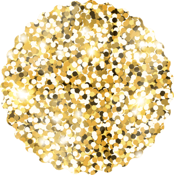 Star sparkle shiny gold glitter shape design element. Golden color dust texture form for holiday decoration, flyer, poster, greeting card, background, wallpaper. Shiny paint Birthday illustration. png