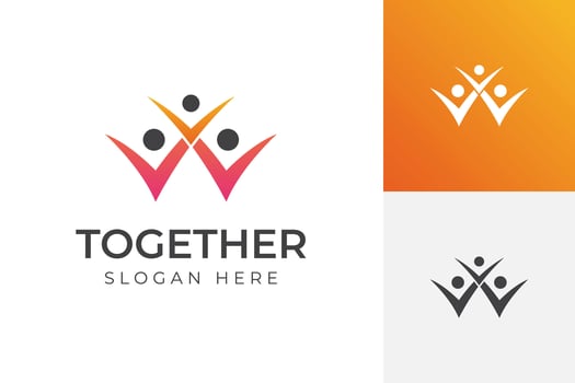 Happy Family Logo icon Design. Parenting Icon Logo Element. Child Development Foundation Abstract logos vector