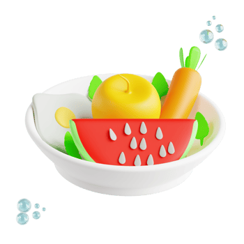 Healthy food 3d medical and healthcare icon png