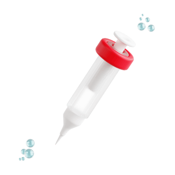 Syringe 3d medical and healthcare icon png