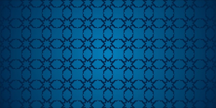 Arabic geometric pattern background vector