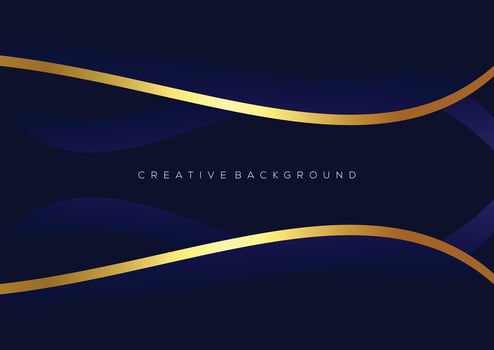 dark blue with luxury line background vector