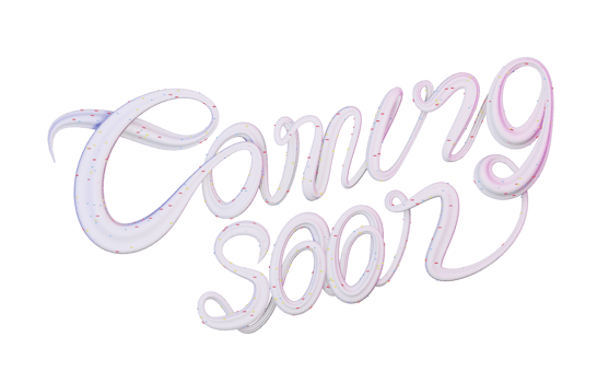 3d coming soon text effect png