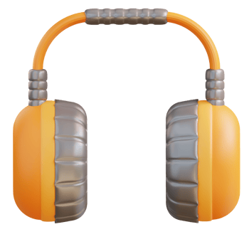 3d illustration headset construction tool png