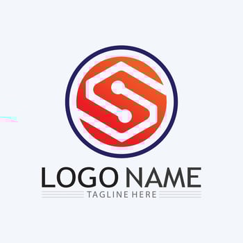 Business corporate S letter logo vector