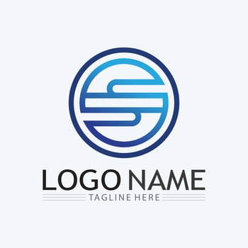 Business corporate S letter logo vector