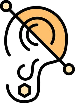 Percing line Vector Icon Design