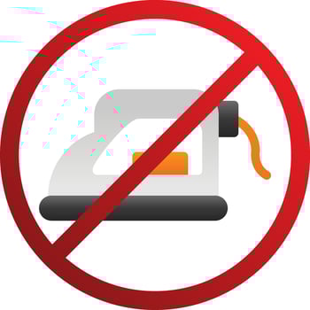No iron Vector Icon Design