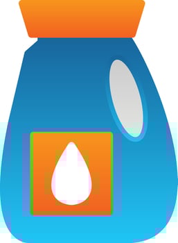Laundry detergent Vector Icon Design