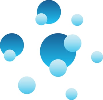 Bubbles Vector Icon Design