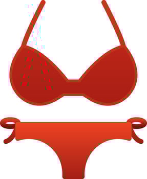 Bikini Vector Icon Design
