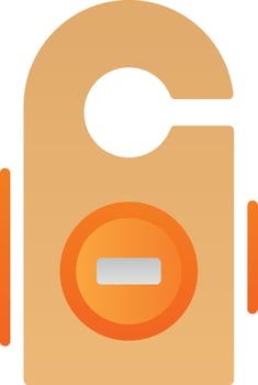 Do not disturb Vector Icon Design