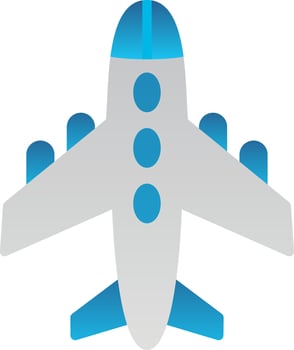 Plane Vector Icon Design