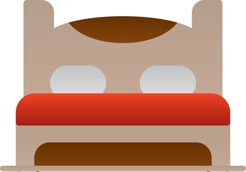 Bed Vector Icon Design