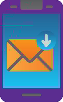 Inbox Vector Icon Design