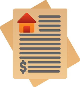 Mortgage Vector Icon Design