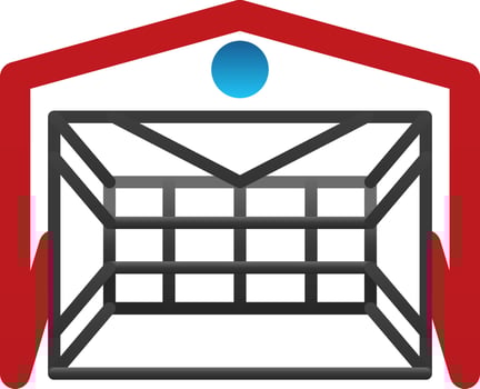 Goal post Vector Icon Design