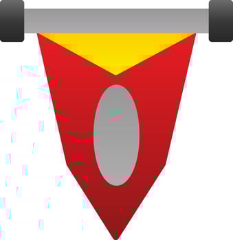 Pennant Vector Icon Design