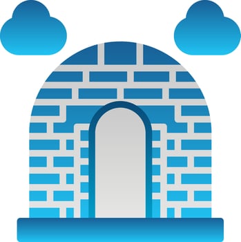 Igloo Vector Icon Design