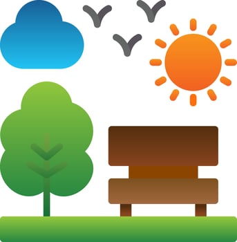 Park Vector Icon Design