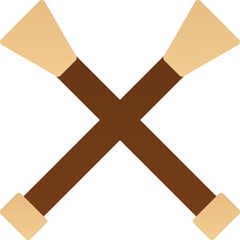 Paddle Vector Icon Design