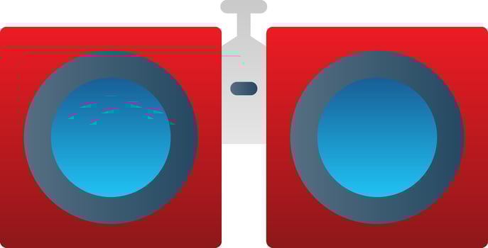 Binoculars Vector Icon Design