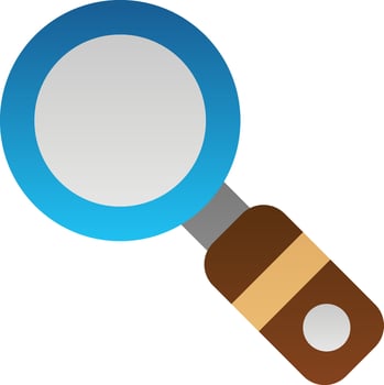 Magnifier Vector Icon Design