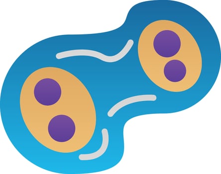 Cell division Vector Icon Design