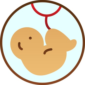 Embryo Vector Icon Design