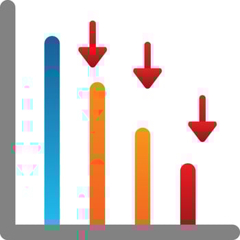 Losses Vector Icon Design