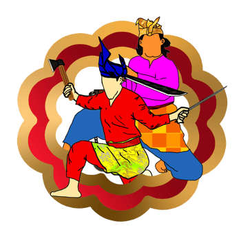 sticker logo Martial Art Nusantara png