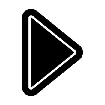 Play Vector Glyph Icon Design